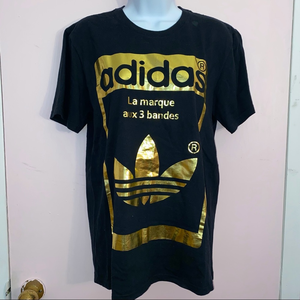 Black & Gold Long T-Shirt